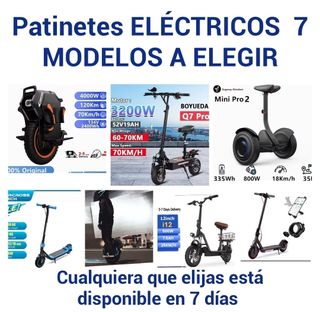 Patinetes Eléctricos 7 Modelos a Elegir