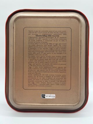 Vassoio Coca Cola Vintage Donna con Rose