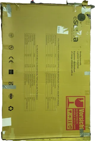 Panel Solar ESUNRA Bifacial 430W - ALL BLACK