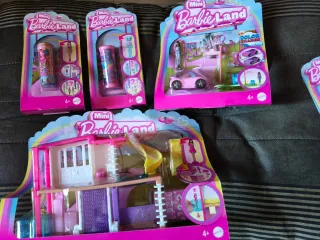 Lote 2 Mini Barbie Land Mattel