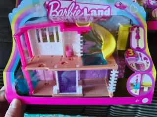 Lote 2 Mini Barbie Land Mattel