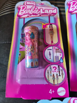 Lote 2 Mini Barbie Land Mattel