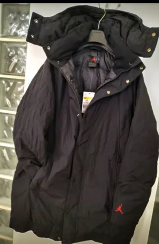 Chaqueta  gruesa Jordan Plumas Larga Mujer origina