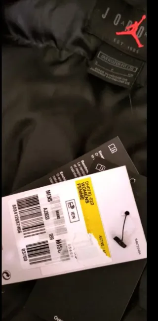 Chaqueta  gruesa Jordan Plumas Larga Mujer origina