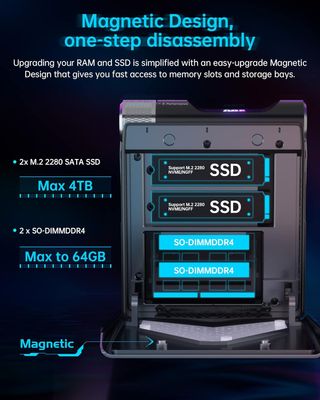 Mini PC Ace Magician Ryzen 5 5600U 16GB RAM 1TB