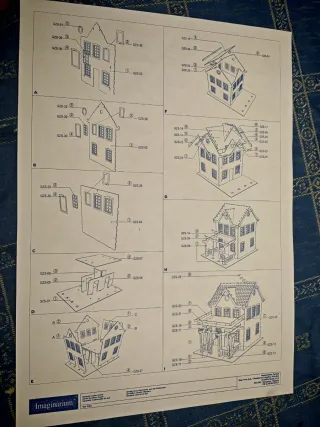 Maqueta Casita Imaginarium SIN TIJERAS O PEGAMENTO