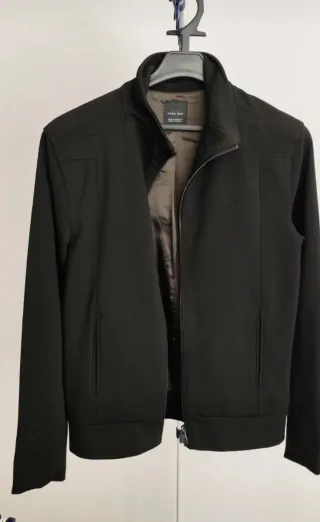 Chaqueta Zara Hombre Negra