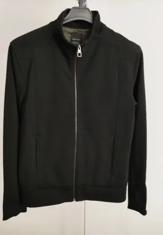 Chaqueta Zara Hombre Negra