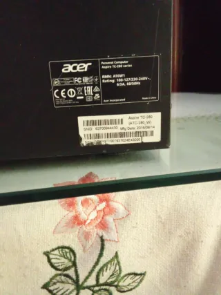 Ordenador Acer Negro