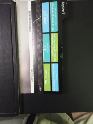 Ordenador Acer Negro