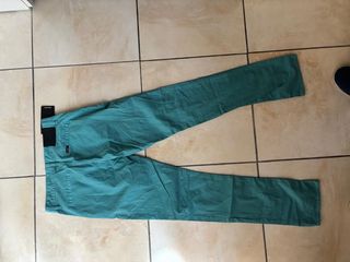 Pantaloni chino uomo verdi