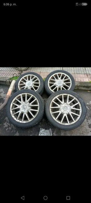 4 Llantas de Aluminio VW Golf