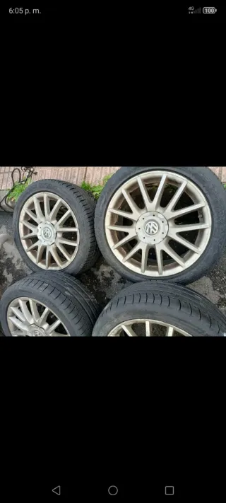 4 Llantas de Aluminio VW Golf