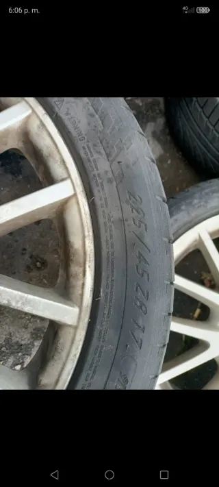 4 Llantas de Aluminio VW Golf