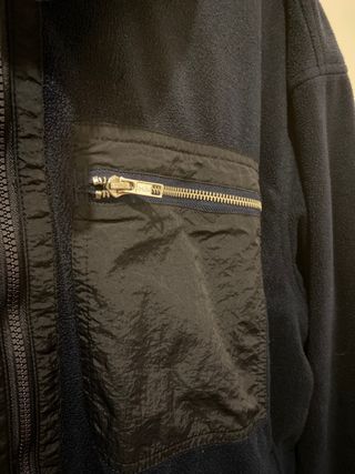 Chaqueta polar reversible azul