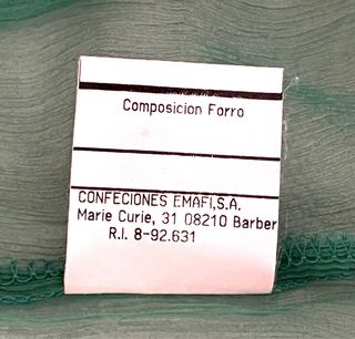 Blusa-chaqueta seda verde T.S