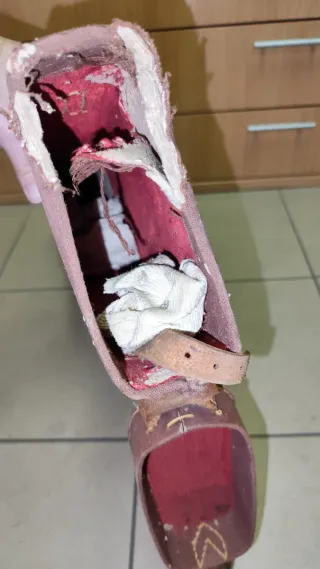 Custodia fucile in cuoio anni '40