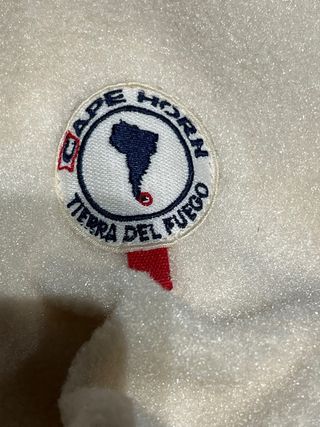 Felpa panna collo alto zip taglia M