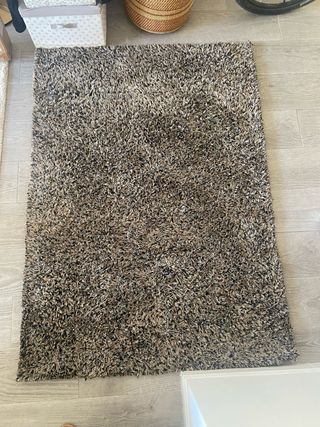 *URGENTE* Alfombra, pelo largo, marrón 120x170