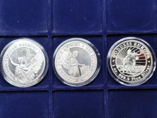 Pack 3 Monedas Plata 1oz 999