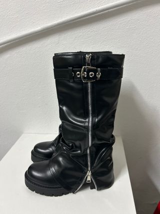 Stivali donna neri con zip tg 36 nuovo