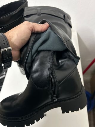 Stivali donna neri con zip tg 36 nuovo