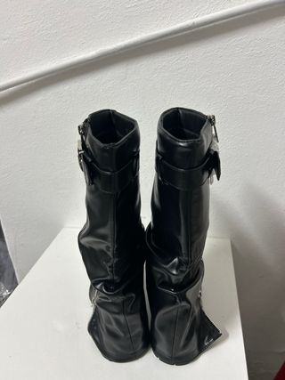 Stivali donna neri con zip tg 36 nuovo