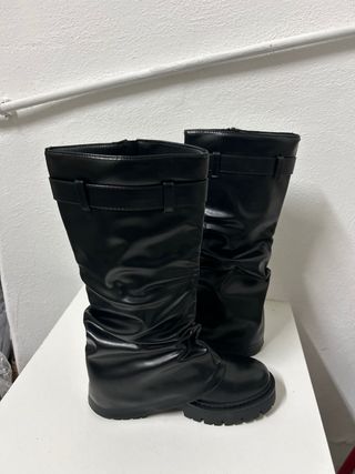 Stivali donna neri con zip tg 36 nuovo