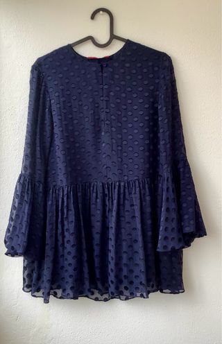 Blusa Carolina Herrera azul