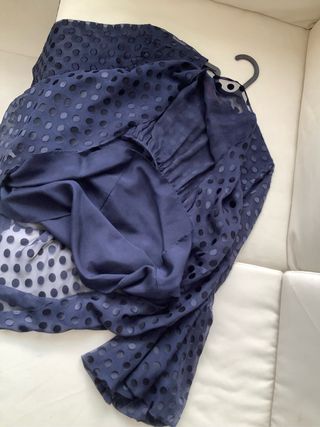 Blusa Carolina Herrera azul