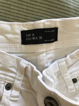 Jeans ZARA blancos