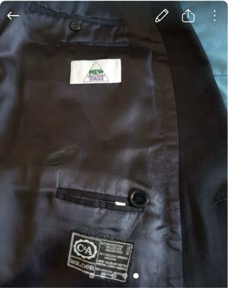 Traje azul marino caballero Talla L