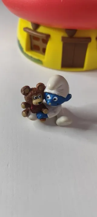 Lotto di Antiche Figure di Bebè Puffi