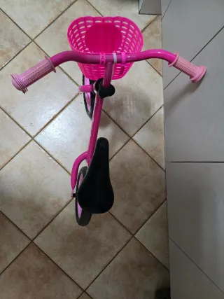 Bici sin pedales niña rosa