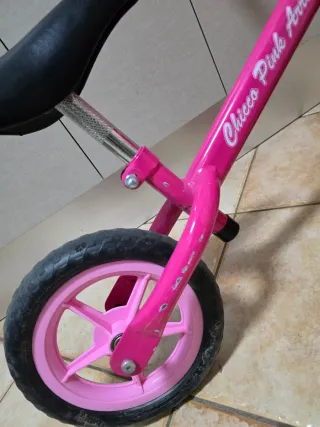 Bici sin pedales niña rosa