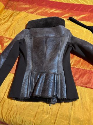 Giaccone donna in pelle