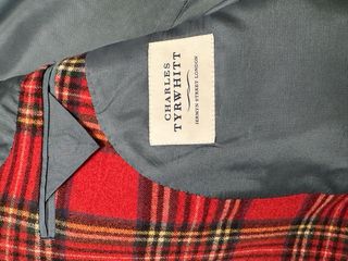 Americana Charles Tyrwhitt cuadros roja