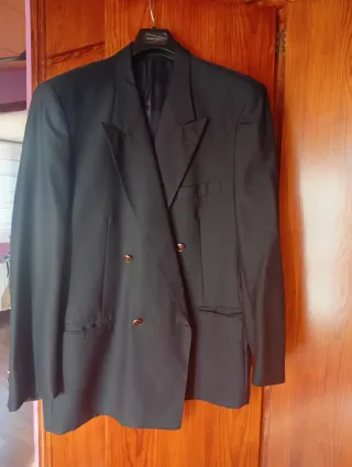 Americana caballero clásica azul marino .