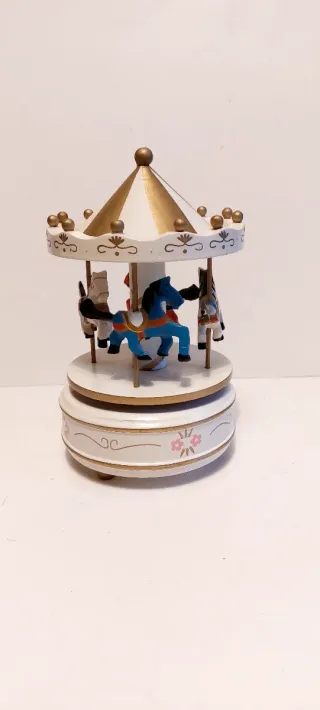 Carillon musicale Giostra Cavalli Vintage