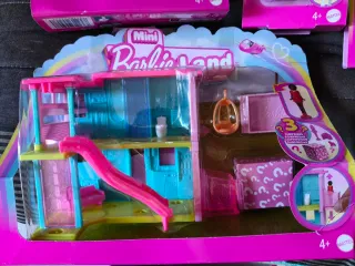 Lote 3 Mini Barbie Land Mattel