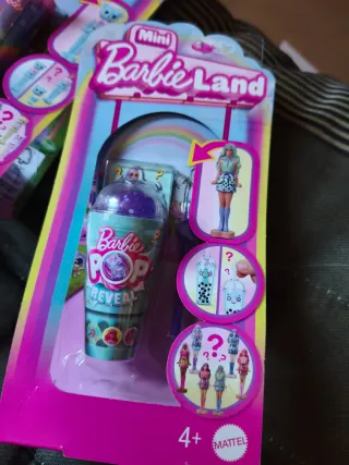 Lote 3 Mini Barbie Land Mattel