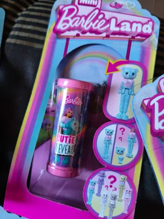 Lote 3 Mini Barbie Land Mattel