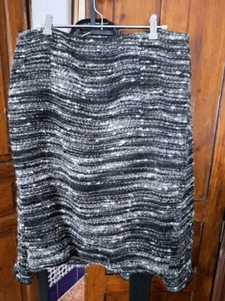 Traje Chaqueta Zara Negro y Blanco