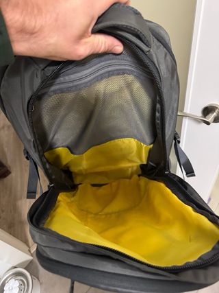 Mochila The North Face Verde, Negra y Gris