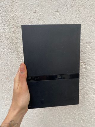 Consola PlayStation 2 nera + 1 controller