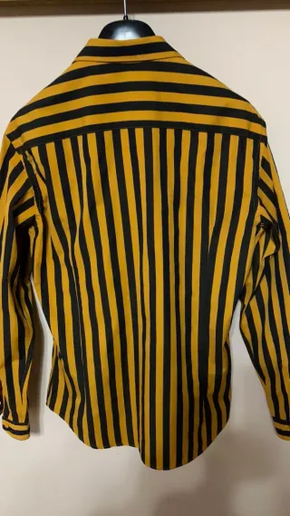 Camicia Costume a righe gialle e nere tg 50