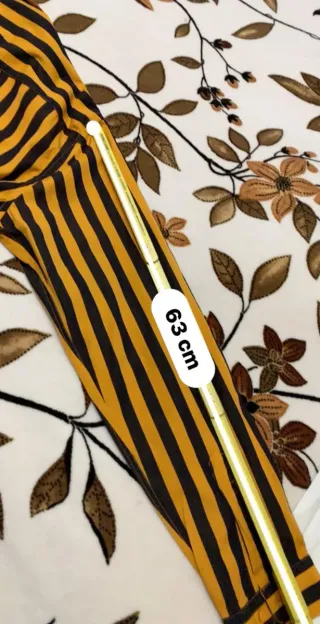 Camicia Costume a righe gialle e nere tg 50