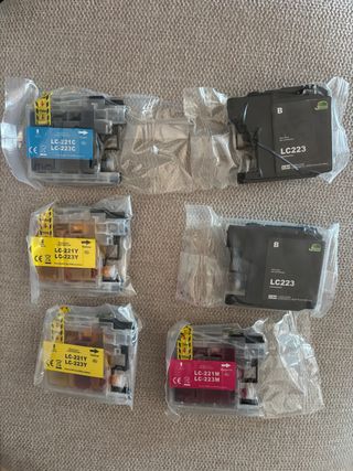 Pack Cartuchos Brother LC221 / LC223 Nuevos