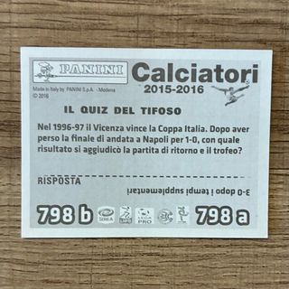 Figurine Calciatori Panini 2015/2016 Vicenza