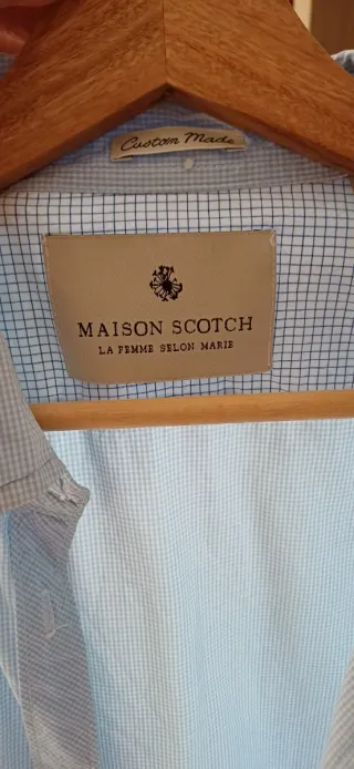 Camisa azul Maison Scotch